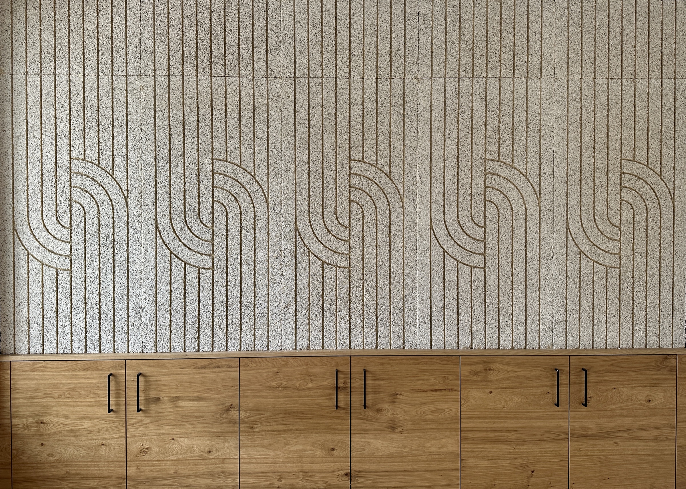 Sappa hemp panel ceiling installation