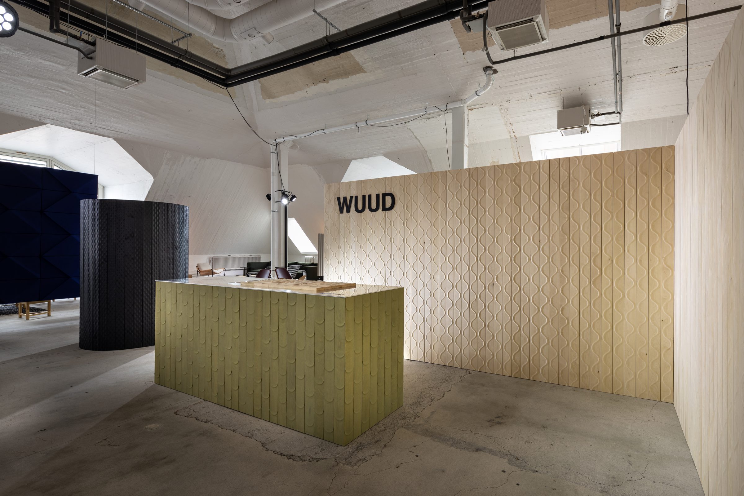 Wuud stand at Helsinki Design Week 2023